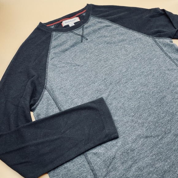 Tommy Bahama Other - Tommy Bahama Men's Sweatshirt Size Medium Gray Black Long Sleeve Pullover